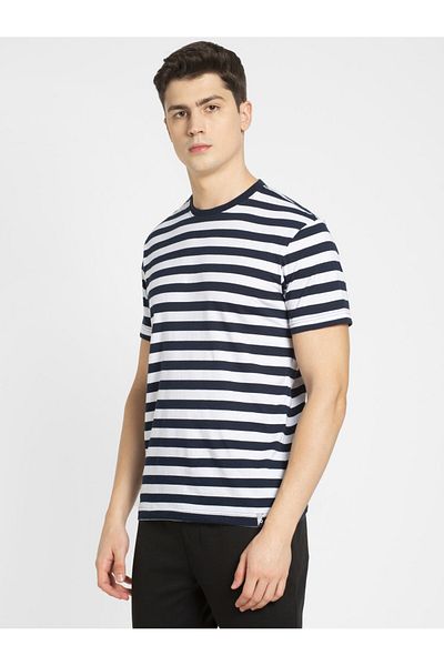 JOCKEY Crew Neck Tee 24X7 2715-0105-NV-WH