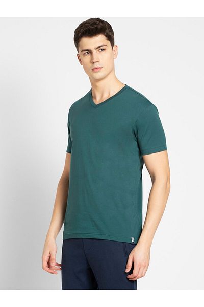 JOCKEY V-Neck T-Shirt 24X7 2726-0105-PACIFIC GREEN
