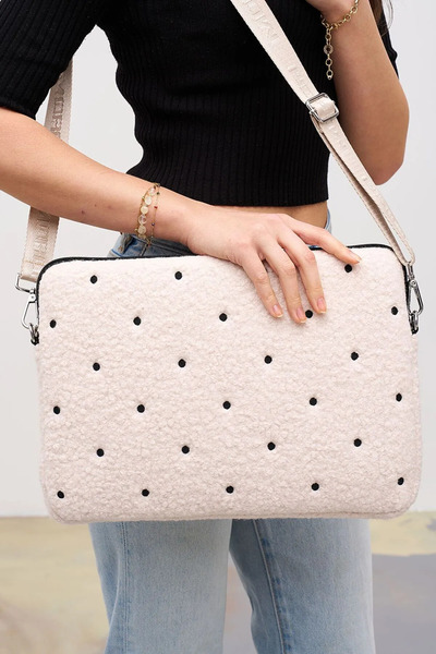 deridense Polka Dot Laptop Case 13" & 14" Inch Compatible