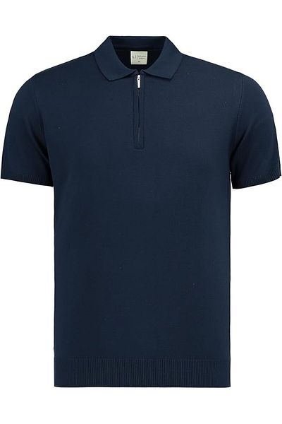ANTHONY JACKSON Men's Fit Zippered Knitwear Polo T-Shirt Stefano