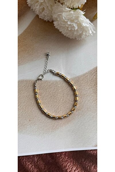 KAD COLLECTION سوار مجوهرات مزدوج اللون موديل دوريكا