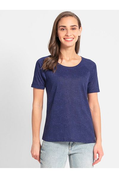 JOCKEY Athleisure-Womens T-Shirt AW13-0103-Navy