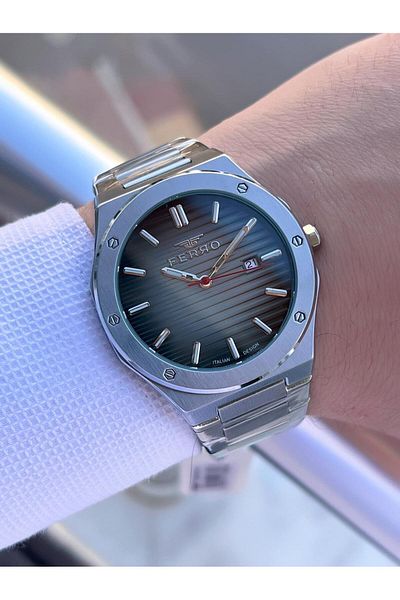 FERRO Men's Wrist Watch |   Italian Design |   3 Atm |   Efm40147-A2