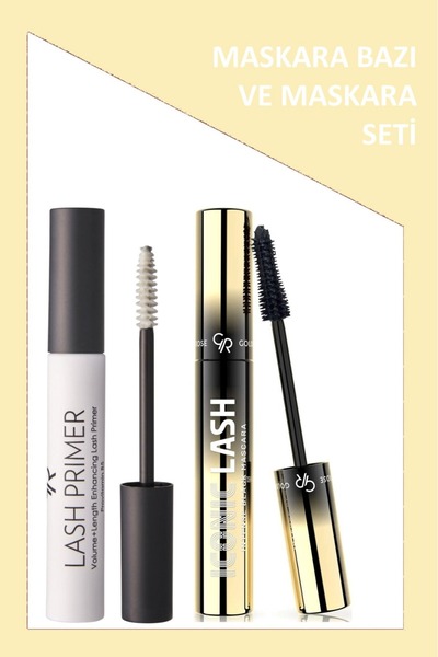 Golden Rose Iconic Lash Intense Maskara & Lash Primer Maskara Bazı Seti
