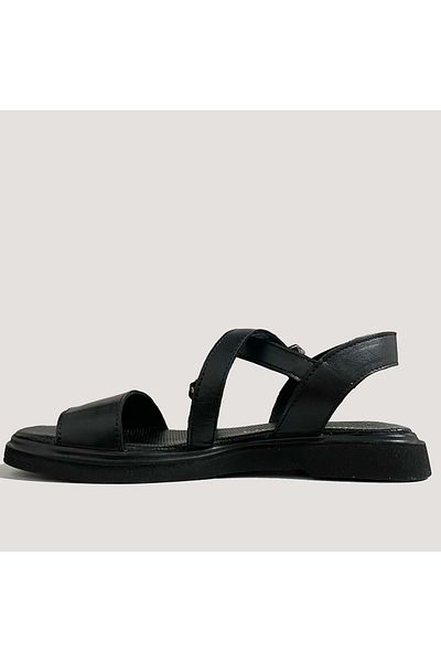 Mammamia 5010 Sandale din piele pentru femei - negru - 38