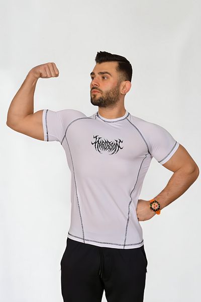hardbison تي شيرت مضغوط للجري واللياقة البدنية