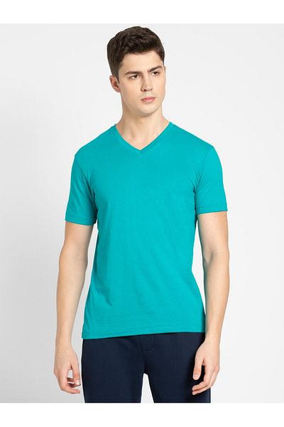 JOCKEY V-Neck T-Shirt 24X7 2726-0105-Deep Atlantis