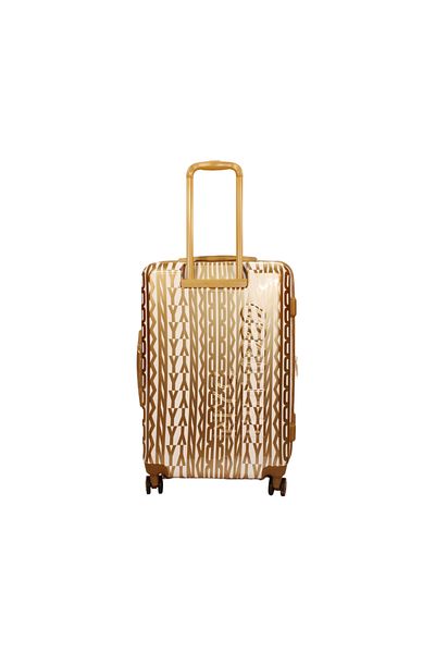 Dkny Glitz Glam Hardside Trolley Bag with 4 Spinner Wheels, ABS+PC Case Luggage with TSA Lock