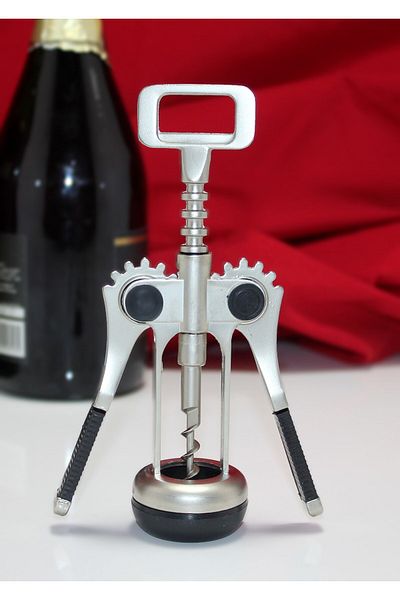 BulutRetail Stainless Steel Corkscrew Wine Opener Model 4