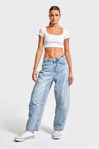 its basic Women's - G Jeans, Carrot Fit, 100% Koton Denim, Color
