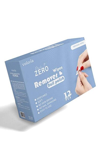 voloria مزيل طلاء اظافر مناكير بخلاصه زيت الليمون فردى عدد 12 حبه