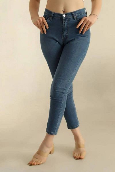 JANSO GROUP -Women's Medium Blue Skinny Jeans Plus Size