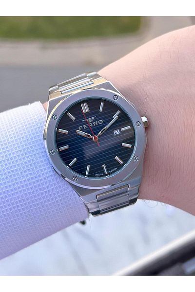FERRO Efm40147-A5 Men Wrist Watch Italian Design 3 Atm Engagement and Groom Use