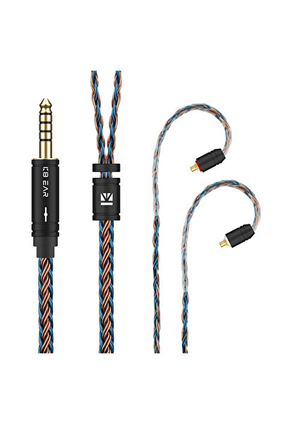 Choice كابل ترقية KBEAR ST16 Crystal MMCX4.4 بطول 1.2 متر، مزود بـ 16 نواة، م...