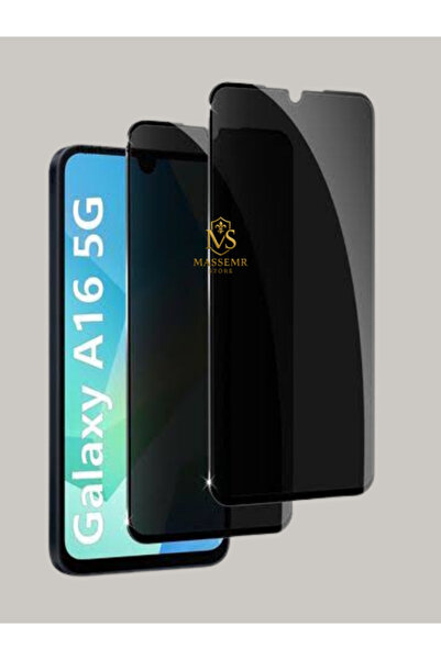 Massemr Samsung A16 5G Hayalet Ekran Koruyucu Gizli Cam Film 9H Sertlik Gizli...