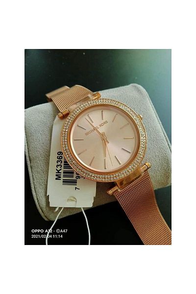 Michael Kors MICHAEL KORS Women's Quartz Watch, Analog Display and Stainless Steel Strap MK3369