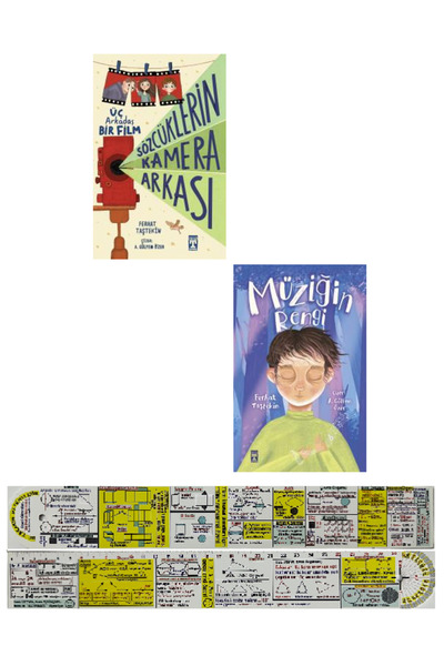 Genç Timaş Ferhat Taştekin 2 Kitap / Sözcüklerin Kamera Arkası + Müziğin Reng...