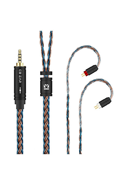 Choice كابل ترقية KBEAR ST16 Crystal 16 Cores بطول 1.2 متر، 2PIN2.5، 5N، نحاس...