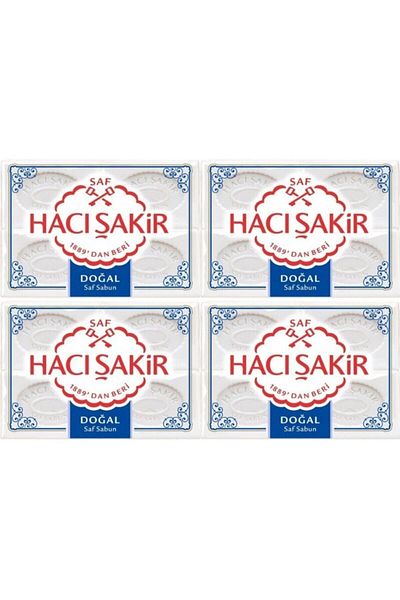 Hacı Şakir 4-Pack Mold Soap Box - Natural 600Gr., 4 Pieces
