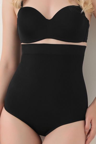 AZURİNE High Waist Slimming Effective Recovery Seamless Slip Corset