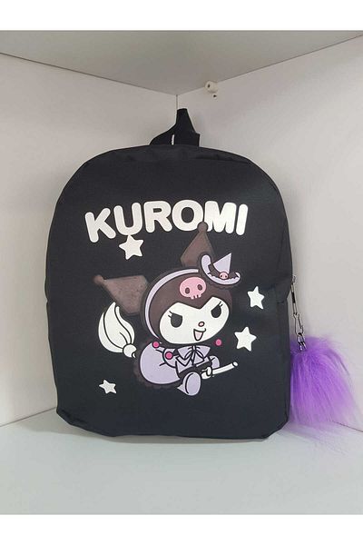 GÜLÇEM butik Kuromi - Black Children's Backpack
