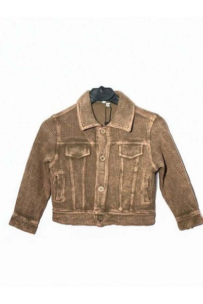 Zekids Boy's Soft Textured Jacket with Pocket Detail