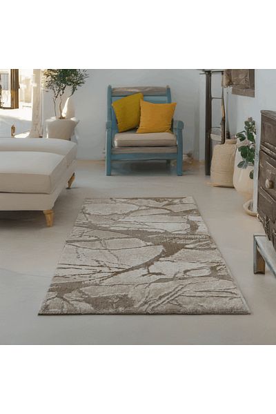 Brava Casa Covor Beige Horizon, Crem, Bej, , Fir Scurt 11 mm, 50x80 cm, 2200 g/m , BravaCasa