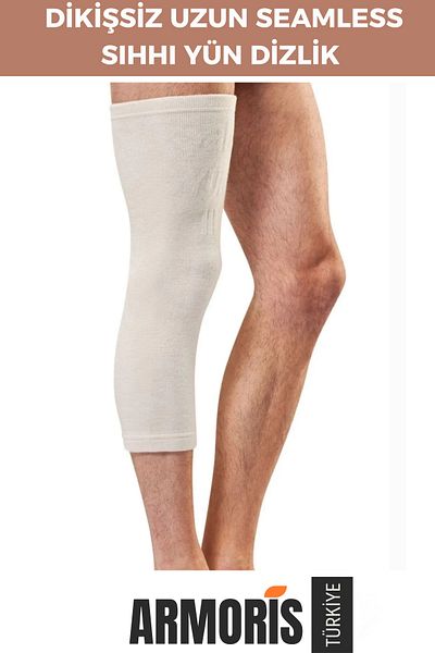 Armoris Regional Firming Elastic Muscle Joint Effective Sports Daily Wool Long Seamless Seamless Sanitary Knee Pad