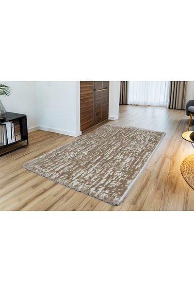 Brava Casa Stria di Terra Carpet, Large and Cream, Short Pile 11 mm, 80x150 cm, 2200 g/m², BravaCasa