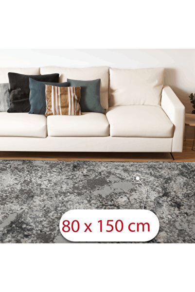Brava Casa Gravontra Luxe Carpet, Anthracite Grey, , Short Pile 11 mm, 80x150 cm, 2200 g/m , BravaCasa