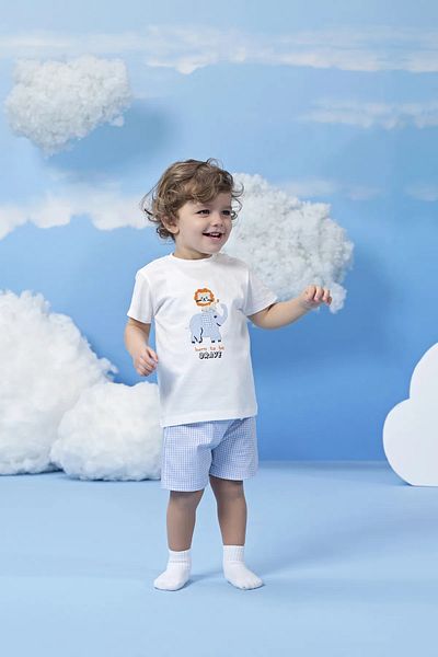 Miny Center Baby Boy Double Set