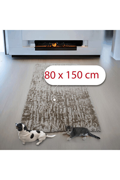 Brava Casa Stria di Terra Carpet, Large and Cream, Short Pile 11 mm, 80x150 cm, 2200 g/m², BravaCasa