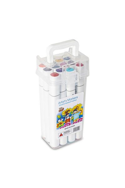 tafce 12 Piece Double Sided Professional Marker Paint Pen Set