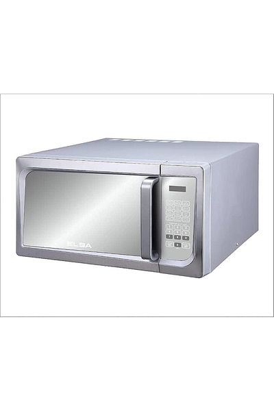 ELBA - 25L Microwave Defrost 6 Menus Timer Membrane Digital Control -Mirror Glass Door Italian Technology