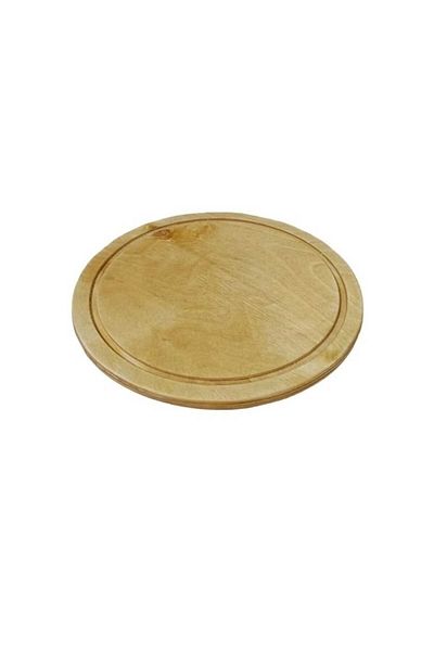 Araste Çerçeve & Dekorasyon Wooden Round Cutting Board |   Presentation and Service Board 30 cm
