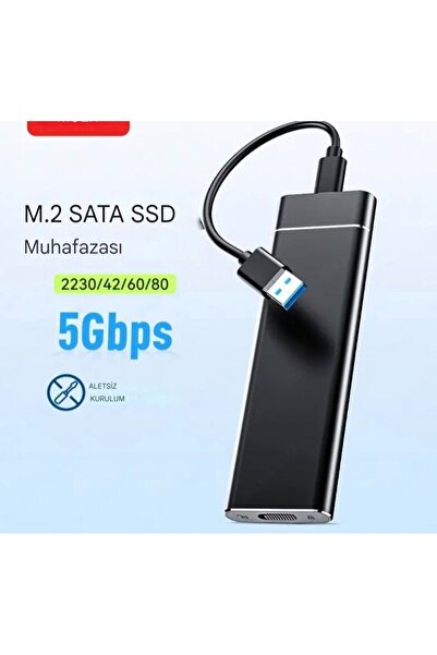 Global Jeyi M.2 NGFF SATA Ssd Muhafazası 2230/2242/2260/2280 metal 5Gbps Yüksek Hızlı Veri Aktarımı