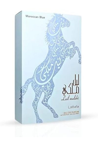 lattafa Lail Maleki Moroccan Blue Edp Unisex 3.4 Fl Oz/100ml