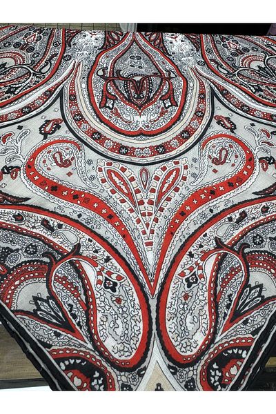 Aknur Moda Μαλακό κασκόλ με σχέδια