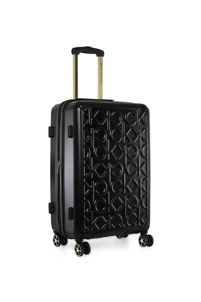 Calvin Klein Fly Control Hardside Trolley Bag with 4 Spinner Wheels, ABS+PC Case Luggage with TSA Lock