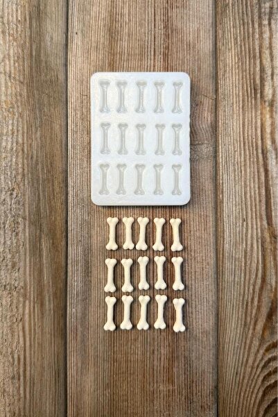 rufus concept Kemik Mini On Beşli Silikon Mum Kalıbı