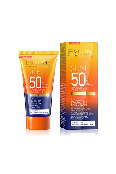 Eveline Cosmetics كريم إيفلين للوجه بحماية من الشمس SPF50 - 50 مل