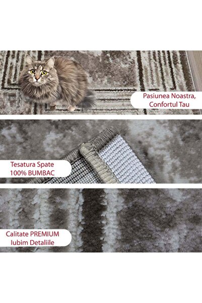 Brava Casa Beige Helikon Carpet, Beige, Cream, , Short Pile 12 mm, 100x200 cm, 2300 g/m , BravaCasa