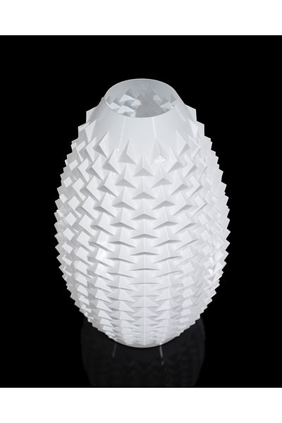 Shan Modern Decorative Vase with Prism Texture