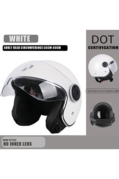 Choice خوذة دراجة نارية كلاسيكية مفتوحة معتمدة من وزارة النقل الأمريكية 706-1 خوذة دراجة نارية كلاسيكية مفتوحة الوجه 3/4 خوذة كروز كاسكو كا