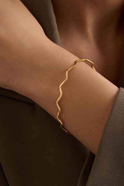 Bayar Gold 5 Gram 22 Ayar Yatırımlık Zigzag Ajda Bilezik