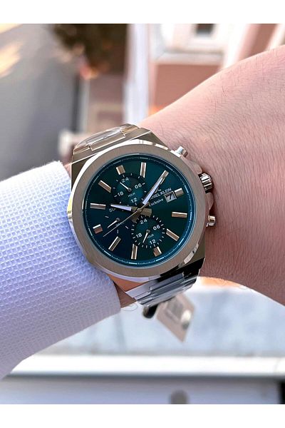 Daniel Klein Steel Band Inner Functions Active 3 Atm Water Resistant Men's Wrist Watch Edk.1.13675.8