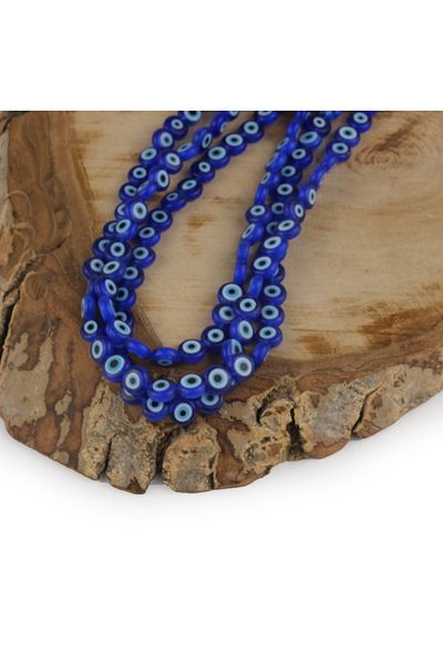 Prestij Boncuk Dark Blue Colored Evil Eye Bead Sequence