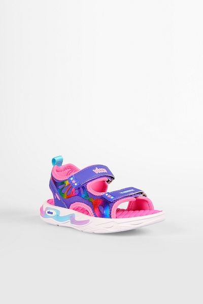 Vicco But Girl's Purple Light Sandals