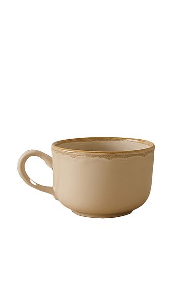 HOMİNG Homing Koffie Large Coffee and Soup Cup Beige Cream 480 ml