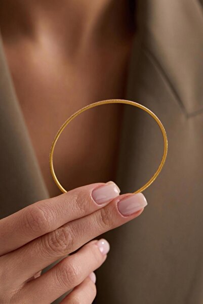 Bayar Gold 10 Gram 22 Ayar Yatırımlık Simli Ajda Bilezik